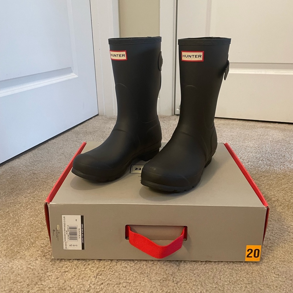 Hunter Rain Boots - Black Matte